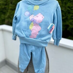 NWT vintage 1990’s sweat outfit size 18 months